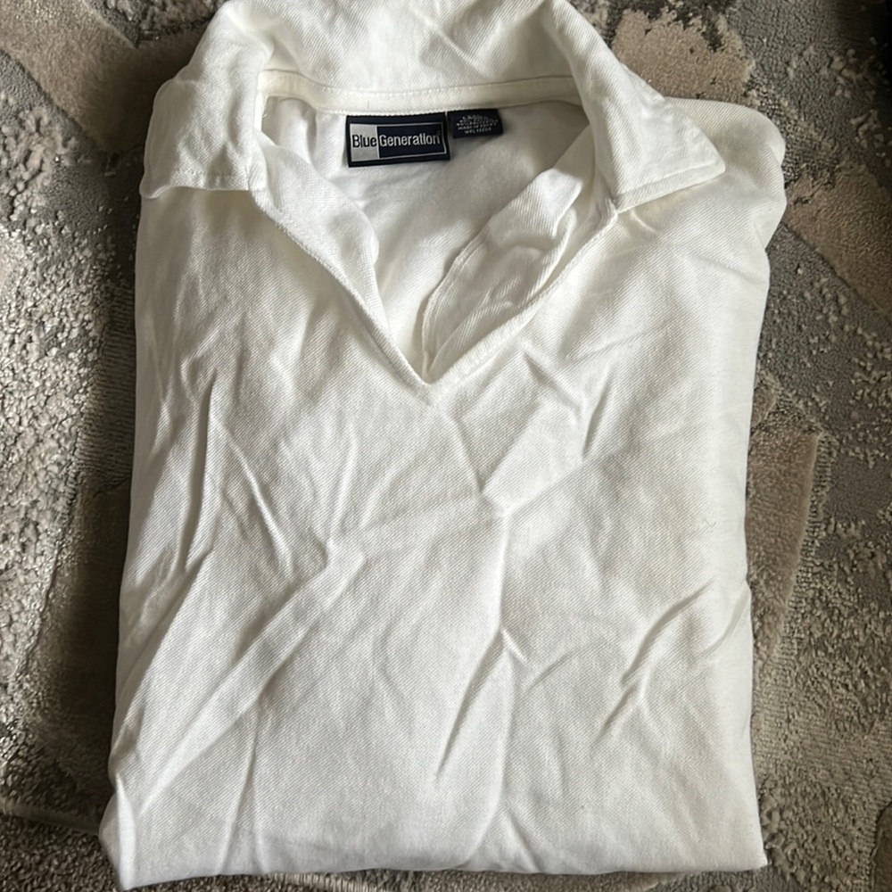 White collar shirt